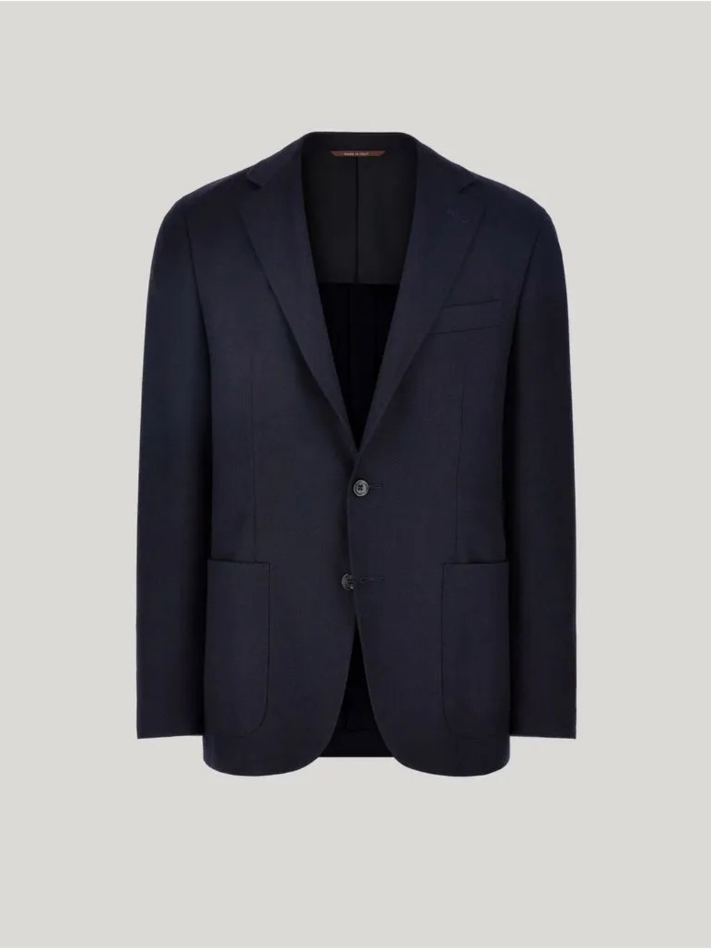 Canali Men’s Navy Wool Single Breasted Blazer Suit Jacket, 44L US 52L IT